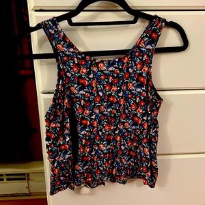 floral tank top